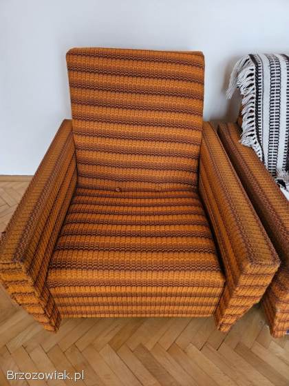 2 fotele PRL w bdb stanie