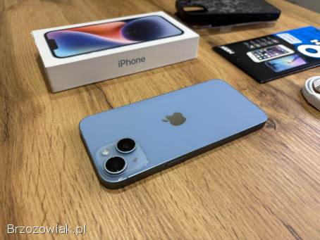 Okazja!  Iphone 14 -  Niebieski!  Gwarancja!  Bateria 100 Super Stan!