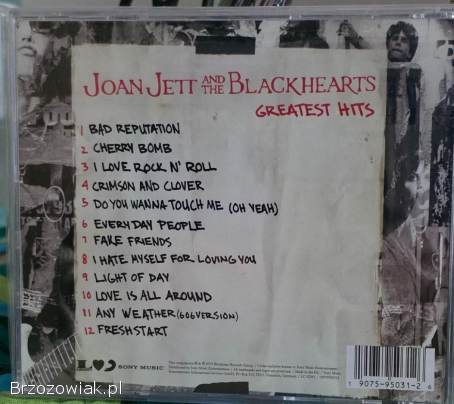 CD Joan Jett & The Blackhearts -  Greatest Hits.  Hard Rock 80s. .
