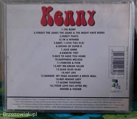 CD KENNY -  The Singles Collection Plus.  UK Glam Rock.  Rarytas.