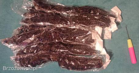 Doczepy do włosów 35cm 8szt