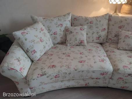 Sofa do salonu,  kwiaty