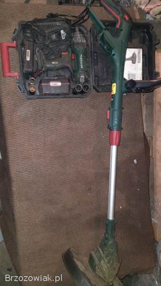 Klucz udarowy Parksaid 2 baterie I podkaszarka