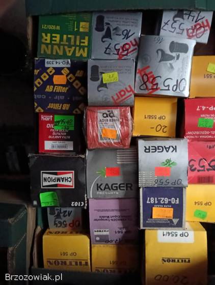 Filtry oleju-powietrza -  oleje.  Wyprzedaż.  Zapraszam.
