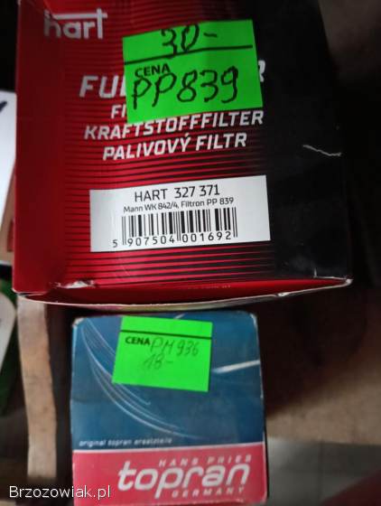 Filtry oleju-powietrza -  oleje.  Wyprzedaż.  Zapraszam.