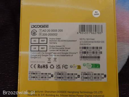 Telefon DooGee N50 Pro NOWY