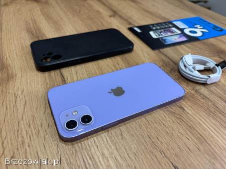 Okazja!  Iphone 12 -  Fiolet!  128GB!  Bateria 100 Gwarancja!  Polecam!
