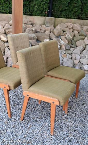 Krzesła vintage PRL kilkanaście sztuk