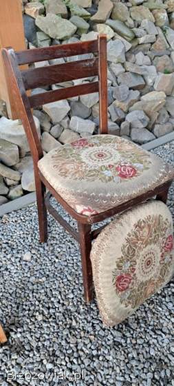 Krzesła vintage PRL kilkanaście sztuk
