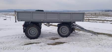 Przyczepa wywrotka d732 autosan d47 zarejestrowana 4t
