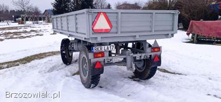 Przyczepa wywrotka d732 autosan d47 zarejestrowana 4t