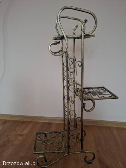 Kwietnik metalowy stojący