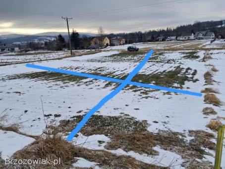 Działka Budowlana 14 ar Cergowa Gmina Dukla