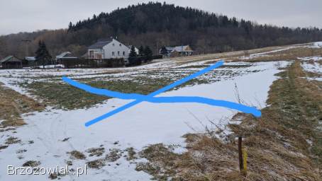 Działka Budowlana 14 ar Cergowa Gmina Dukla