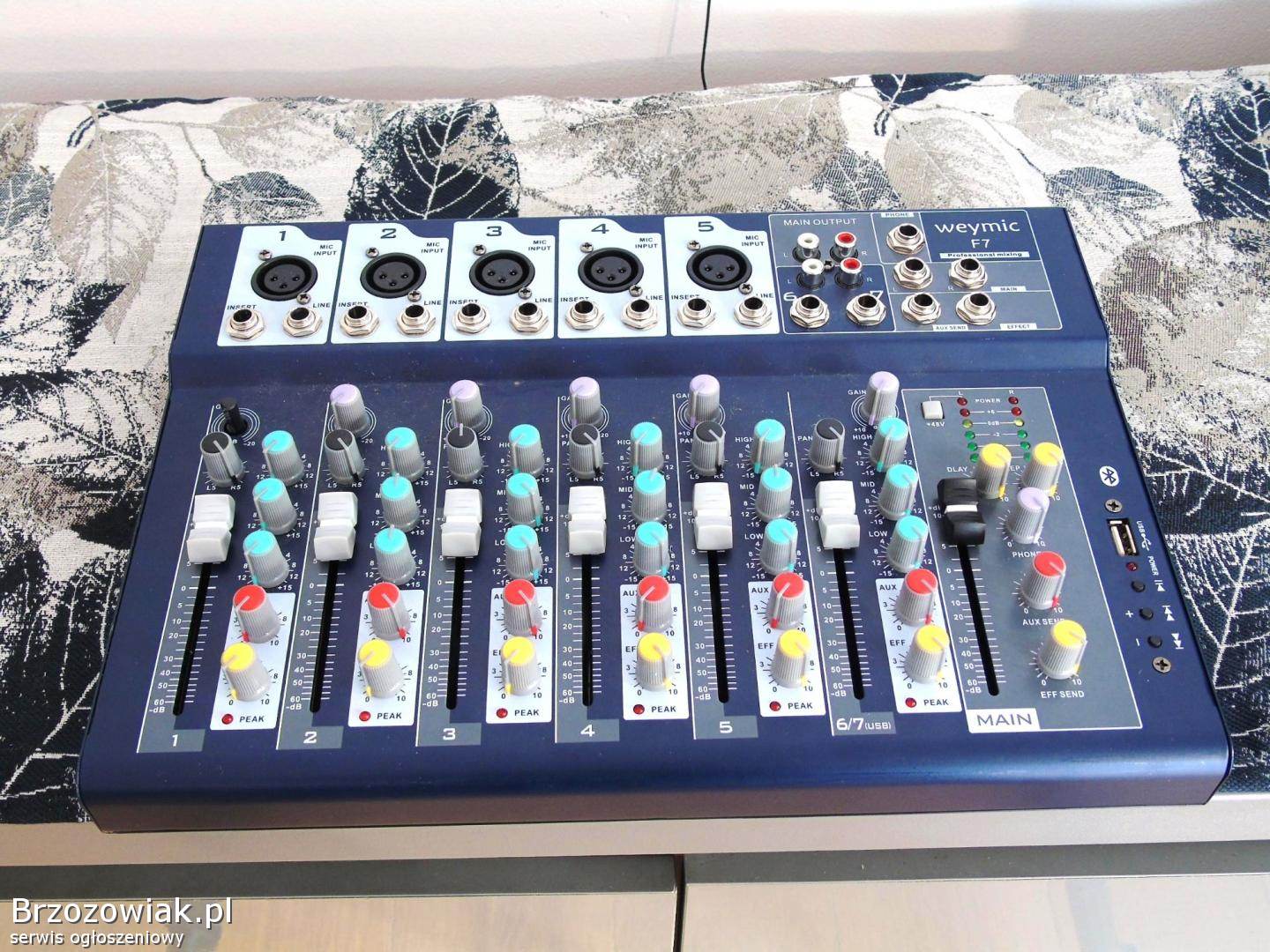 Mixer Weymic F7 USB BT.  DOSTAWA.