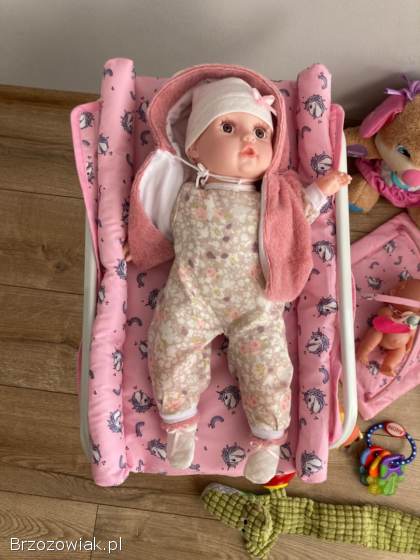 Zabawki zabawka dla dziecka lalka miś grzechotka przewijak leżaczek