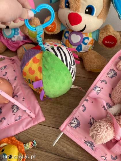 Zabawki zabawka dla dziecka lalka miś grzechotka przewijak leżaczek