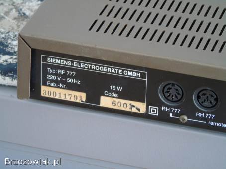 Siemens FR-777 Vintage.  WYSYŁKA.