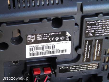 Wieża Philips CD USB mp-3 kolumny.  sprawna.  DOSTAWA