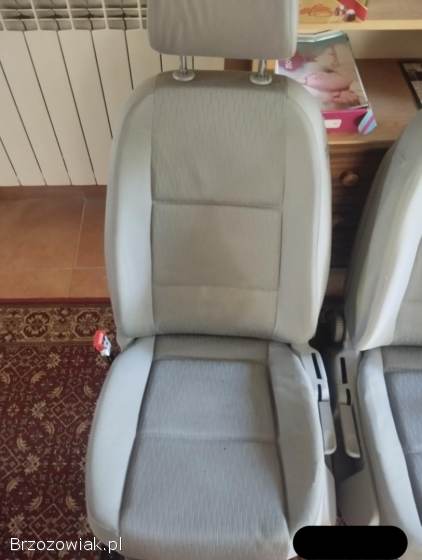 Fotele Audi A4 B7 cały komplet przód+tył,  szare zadbane