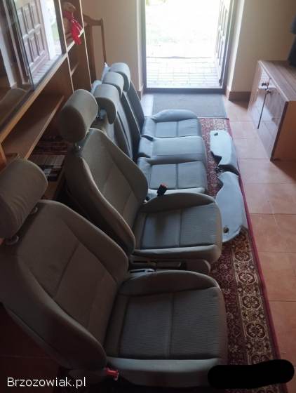 Fotele Audi A4 B7 cały komplet przód+tył,  szare zadbane