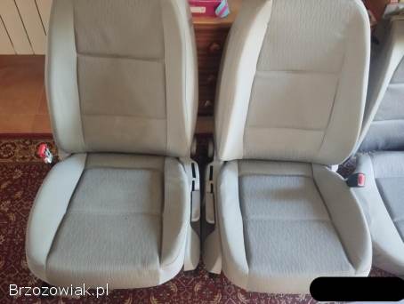 Fotele Audi A4 B7 cały komplet przód+tył,  szare zadbane