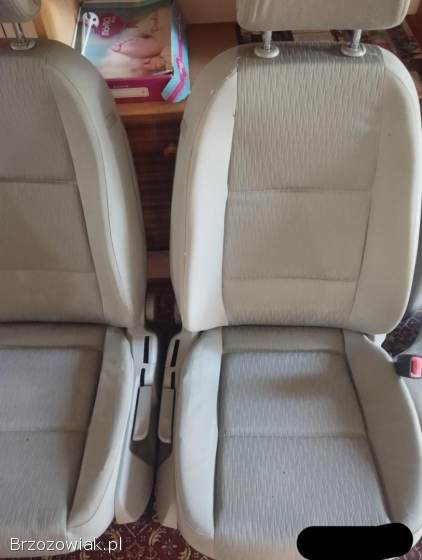 Fotele Audi A4 B7 cały komplet przód+tył,  szare zadbane