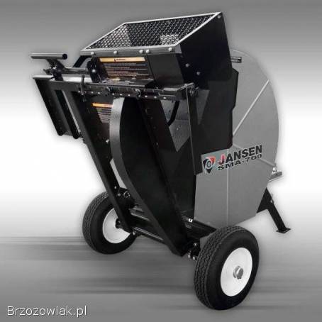 PIŁA POPRZECZNA WAHADŁOWA DO DREWNA OPAŁOWEGO 700mm: Napęd z silnika 13KM