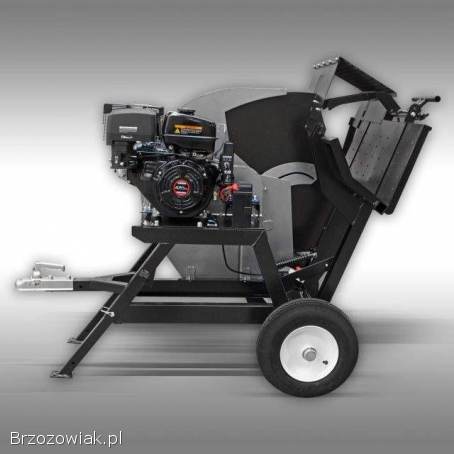 PIŁA POPRZECZNA WAHADŁOWA DO DREWNA OPAŁOWEGO 700mm: Napęd z silnika 13KM