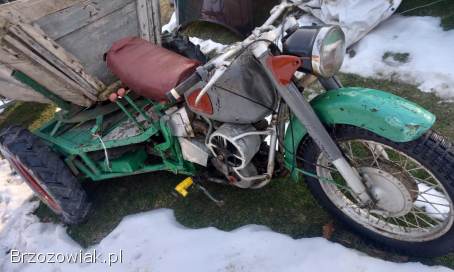 Trójkołowiec Wsk 125 sprawny z wsteczny biegiem