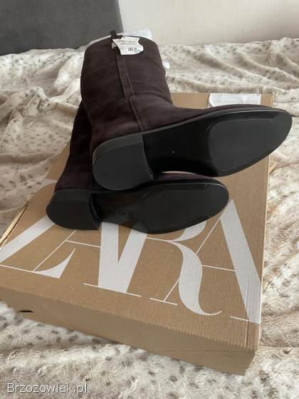 Zara zamszowe nowe z metką.