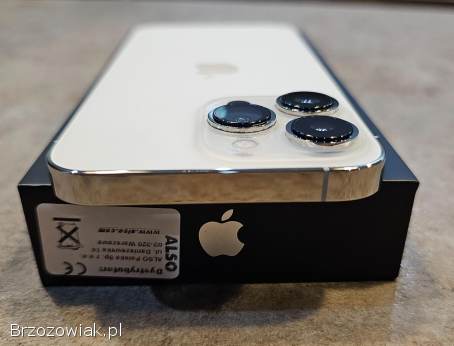 Telefon iPhone 13 PRO 256GB Biały,  stan idealny