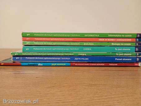 Sprzedam książki do 1 klasy szkoły ponadpodstawowej,