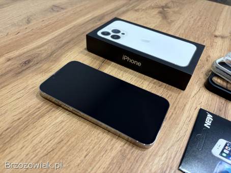 Okazja!  Iphone 13 Pro Biały/Srebrny!  Bat 100 Gwarancja!  Super Stan!
