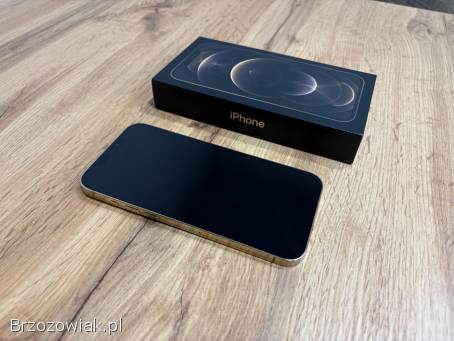 Okazja!  Iphone 12 Pro Max Złoty!  Ideał!  Gwarancja!  Bateria 100!