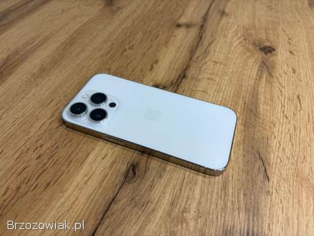Okazja!  Iphone 14 Pro 256GB Srebrny/Biały!  Kondycja Baterii 100!