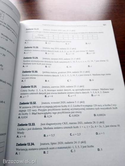 Matematyka.  Zbiór zadań maturalnych.  Pagacz