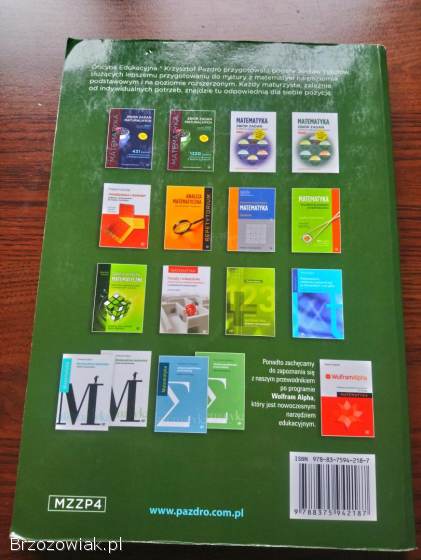 Matematyka.  Zbiór zadań maturalnych.  Pagacz