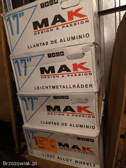 Felgi R17 4x98,  NOWE,  NIEUŻYWANE