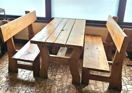 Sprzedam stoły,  ławki,  krzesła drewniane