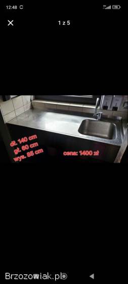 Na sprzedaż używane stoły ze stali nierdzewnej do gastronomii.