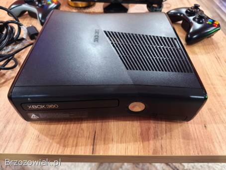 Xbox 360 SLIM Corona RGH,  HDD 500GB!  +GRY+ 2xPad+Zasilacz+Kinect!