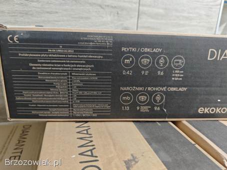 Kamień betonowy Diamente Graphite