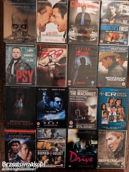 Mam do sprzedania kolekcję 82 filmów na DVD.