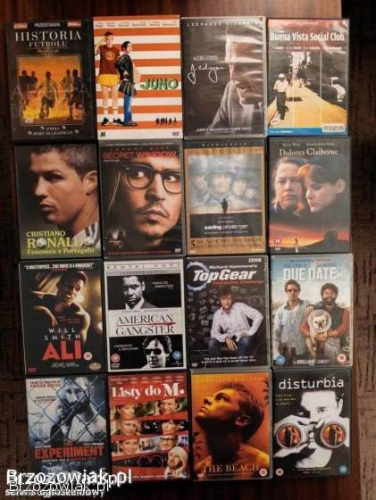 Mam do sprzedania kolekcję 82 filmów na DVD.
