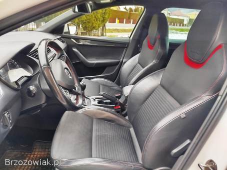 SKODA OCTAVIA VRS 2,  0TDI,  skora,  czarna pods,  czujniki,  2015