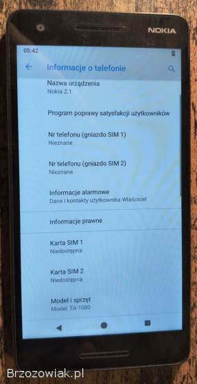 Smartfon Nokia 2.  1 TA-1080