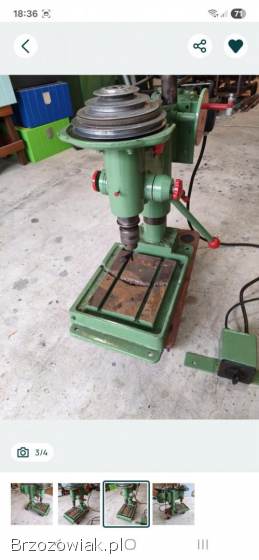 Wiertarka ws15,  wiertarka stołowa