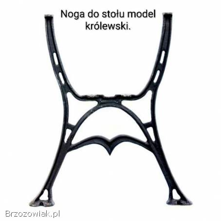 Żeliwne nogi do mebli ogrodowych deska ławkowa