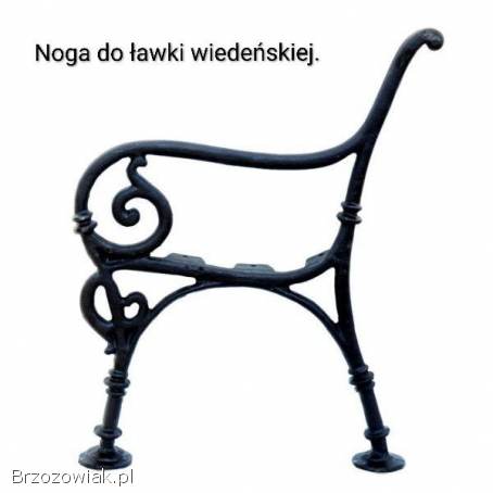 Żeliwne nogi do mebli ogrodowych deska ławkowa
